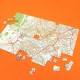 OS Street View personalised map jigsaw puzzle - 255 pieces