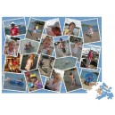 1000 piece personalised photo collage jigsaw from 20 photos